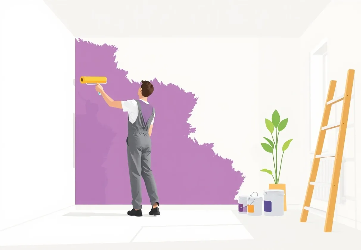 Peintre Bolbec 76210 en intervention sur un chantier